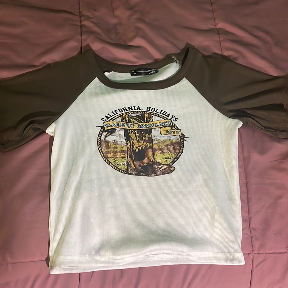 cute crop top from shien